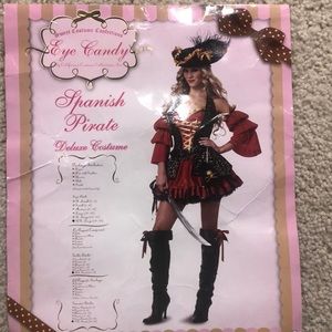Eye Candy Spanish pirate deluxe costume